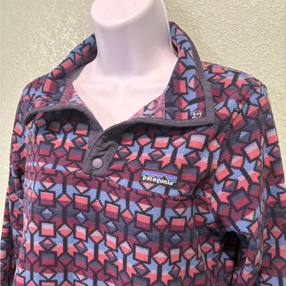 PATAGONIA Women's Micro D Snap-T Fleece Synchilla Pullover Sz S - Picture 6 of 13